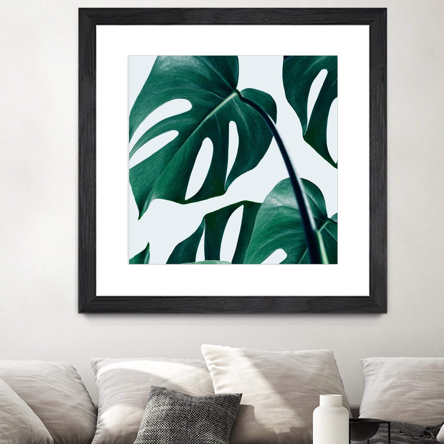 Monstera by Uma Gokhale on GIANT ART - green digital painting