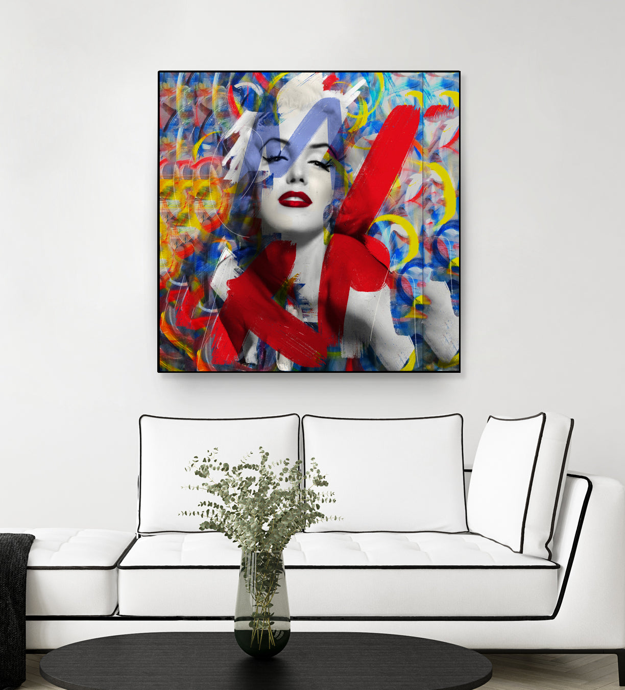 Sweet Marilyn by Daniel Malta on GIANT ART - red digital painting