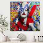 Sweet Marilyn by Daniel Malta on GIANT ART - red digital painting