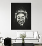 Anonymous by Lukáš Brežák on GIANT ART - black digital drawing