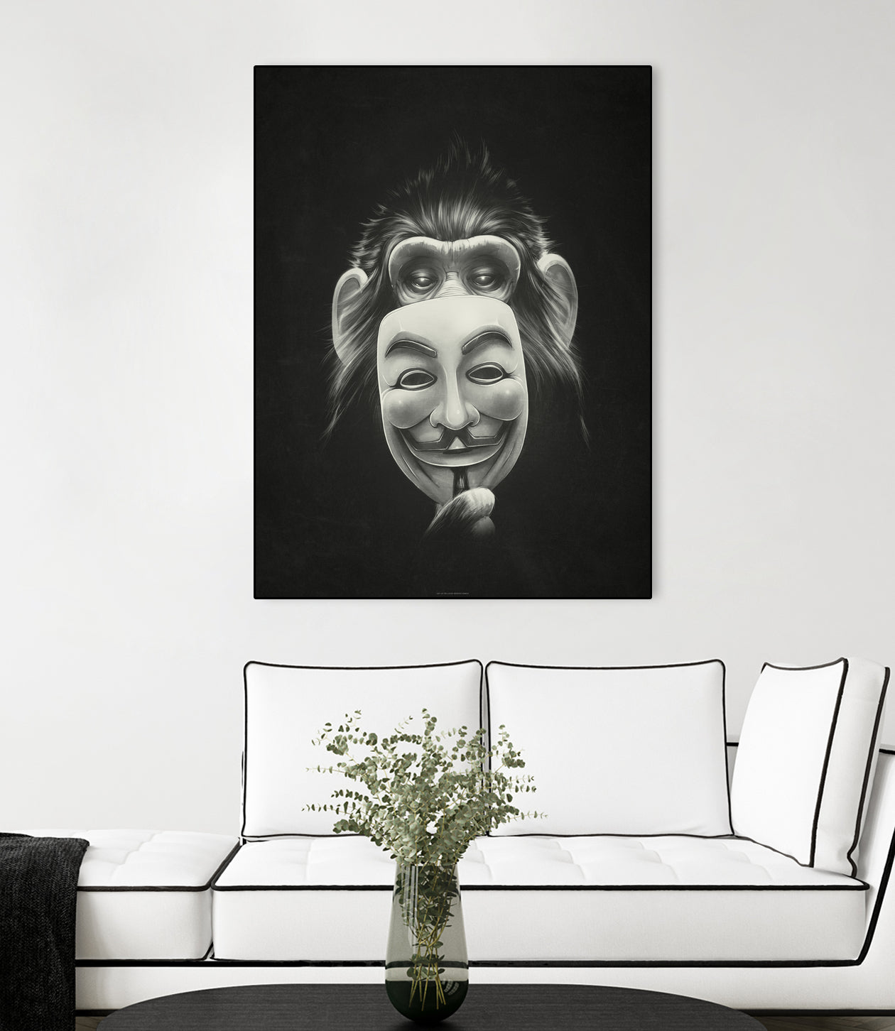 Anonymous by Lukáš Brežák on GIANT ART - black digital drawing