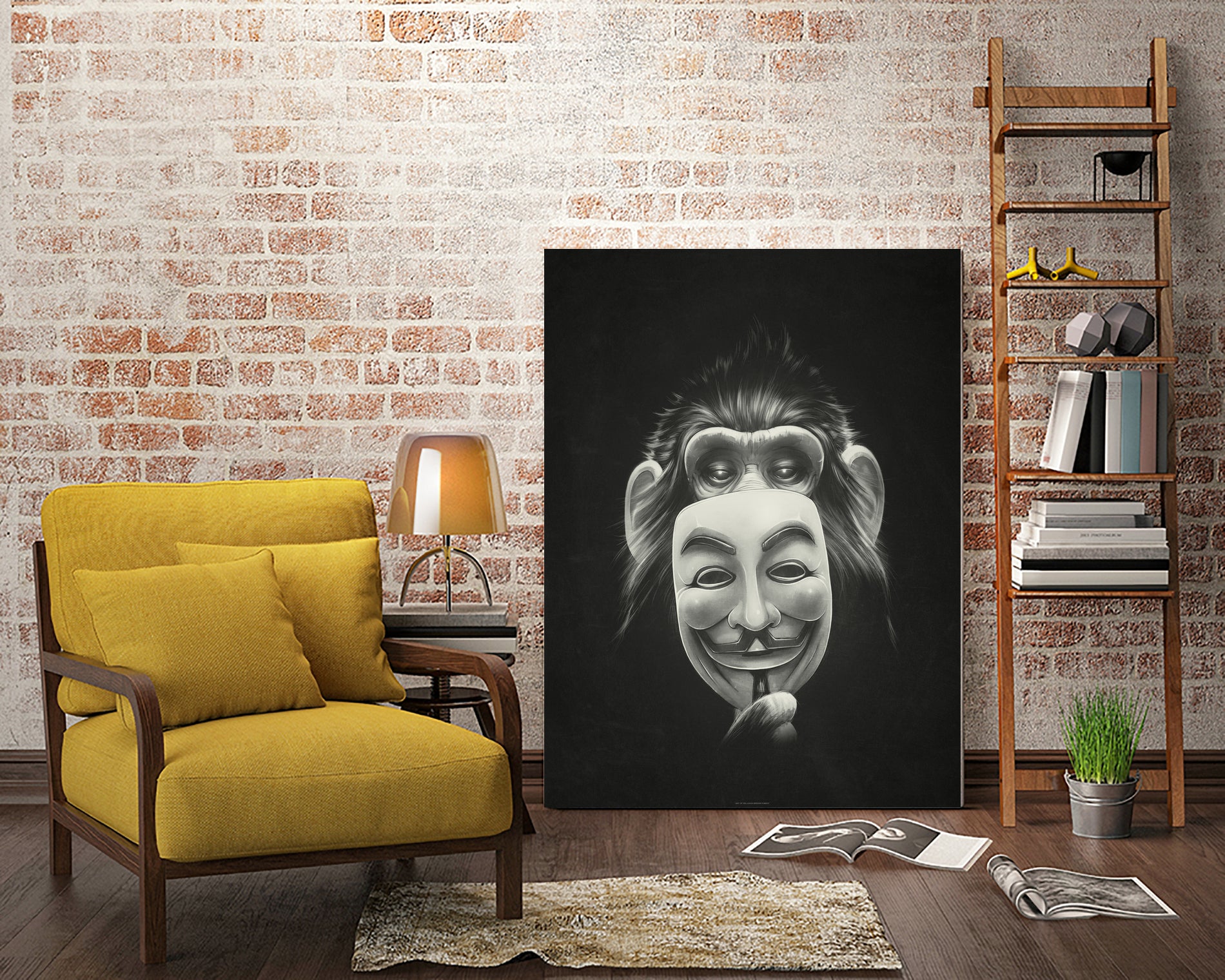 Anonymous by Lukáš Brežák on GIANT ART - black digital drawing