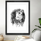 Bob Marley by Octavian Mihai Mielu on GIANT ART - black digital drawing