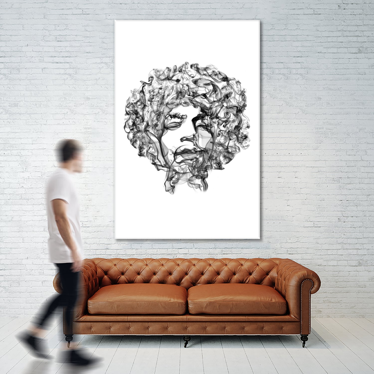 Jimi Hendrix by Octavian Mihai Mielu on GIANT ART - black digital drawing