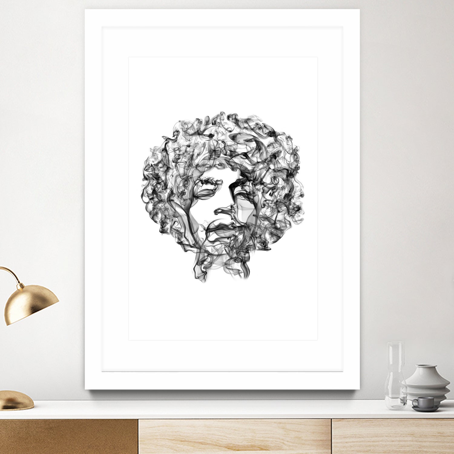 Jimi Hendrix by Octavian Mihai Mielu on GIANT ART - black digital drawing