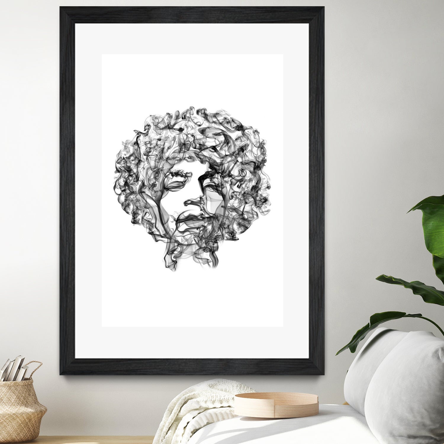 Jimi Hendrix by Octavian Mihai Mielu on GIANT ART - black digital drawing