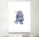 R2D2 by Octavian Mihai Mielu on GIANT ART - blue digital painting