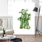 Yoda by Octavian Mihai Mielu on GIANT ART - green digital painting