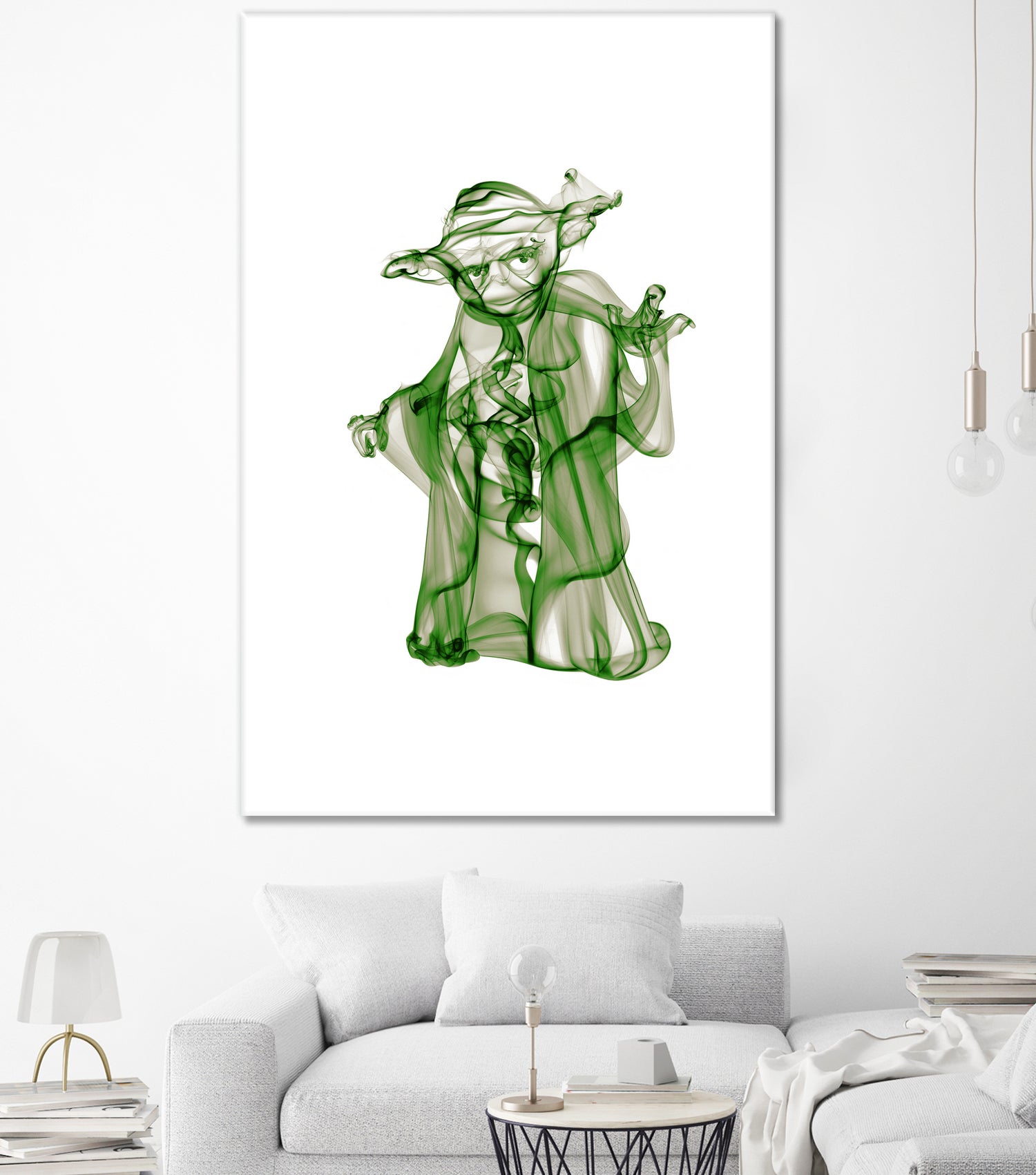 Yoda by Octavian Mihai Mielu on GIANT ART - green digital painting