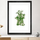 Yoda by Octavian Mihai Mielu on GIANT ART - green digital painting