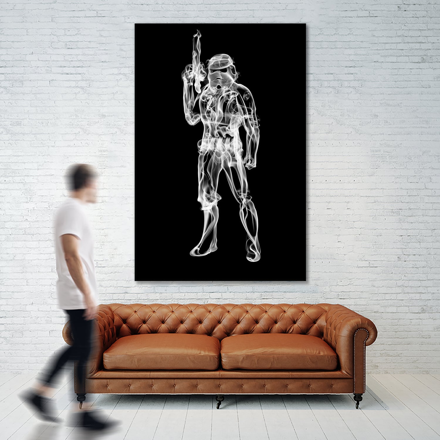 Storm Trooper by Octavian Mihai Mielu on GIANT ART - black digital painting