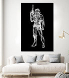 Storm Trooper by Octavian Mihai Mielu on GIANT ART - black digital painting