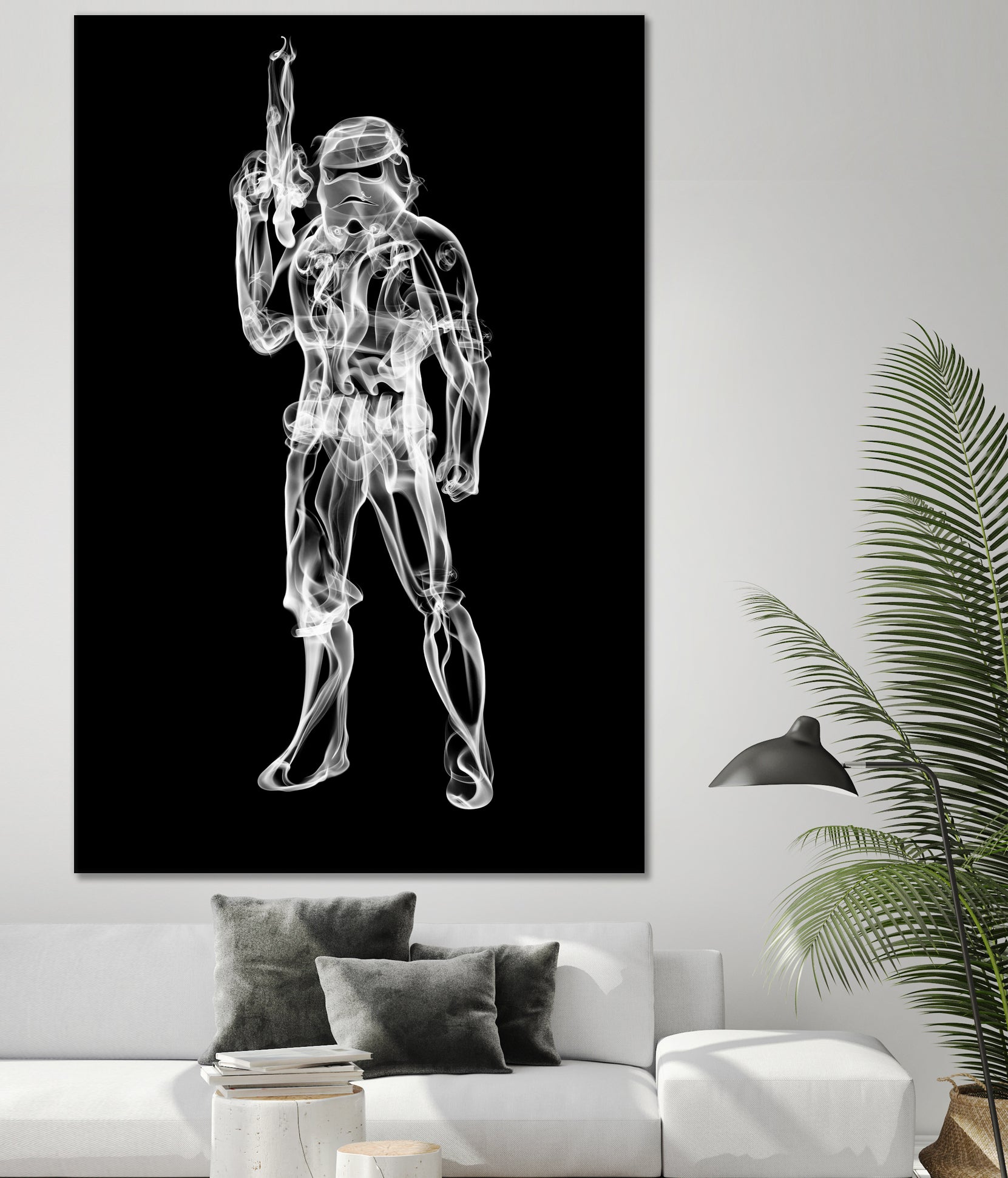 Storm Trooper by Octavian Mihai Mielu on GIANT ART - black digital painting