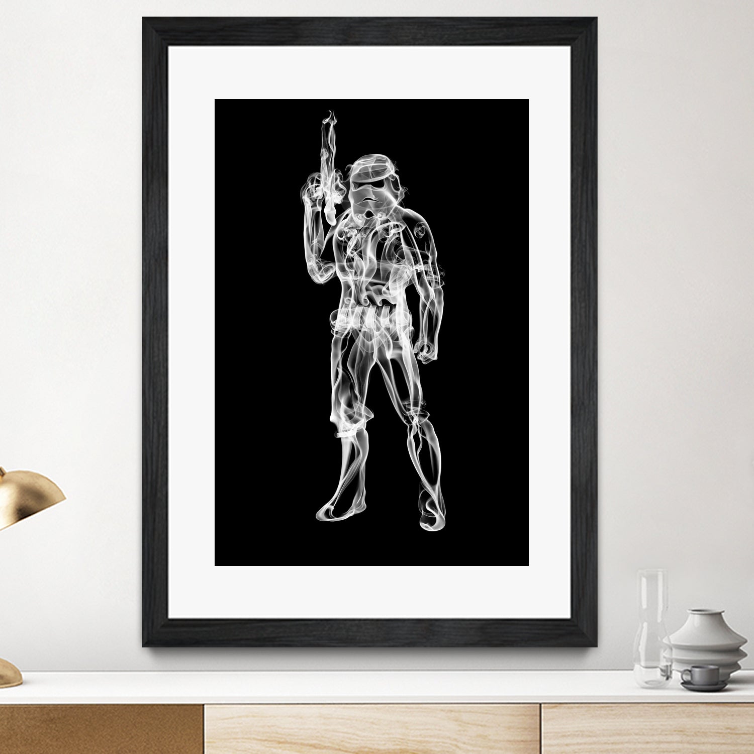 Storm Trooper by Octavian Mihai Mielu on GIANT ART - black digital painting