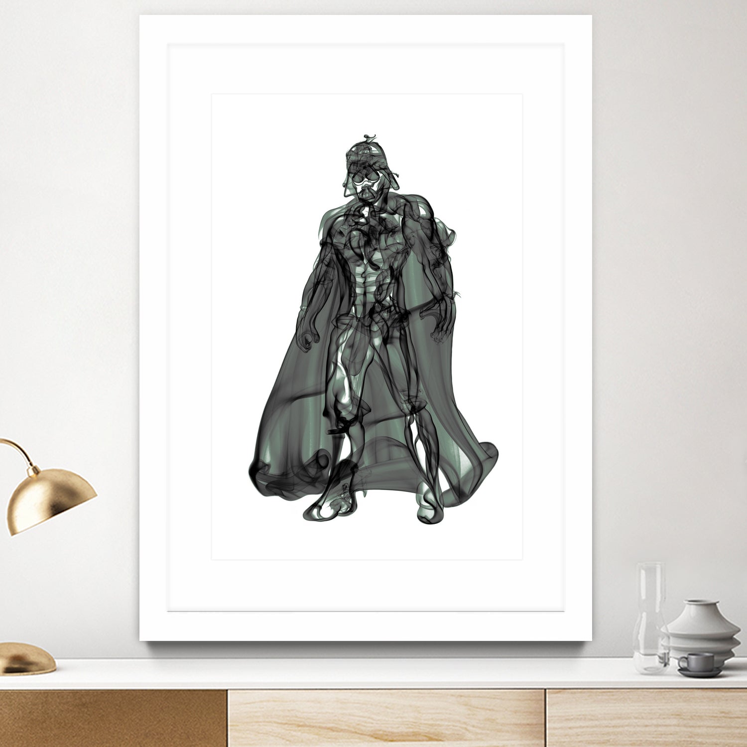 Darth Vader by Octavian Mihai Mielu on GIANT ART - black digital painting