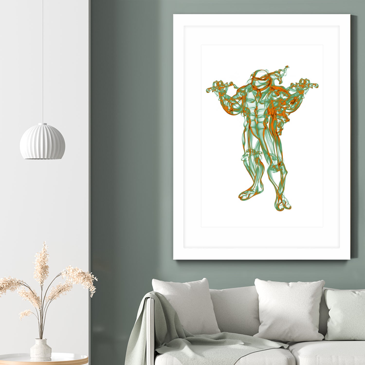 Michelangelo by Octavian Mihai Mielu on GIANT ART - green digital painting