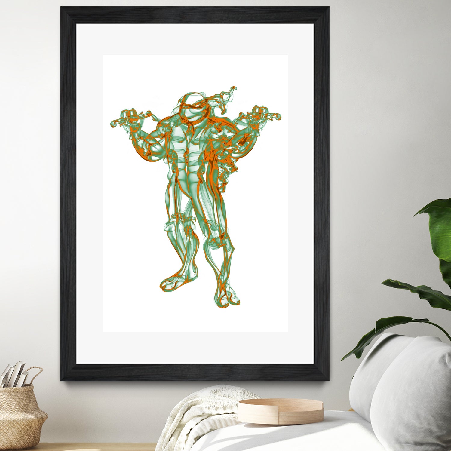 Michelangelo by Octavian Mihai Mielu on GIANT ART - green digital painting