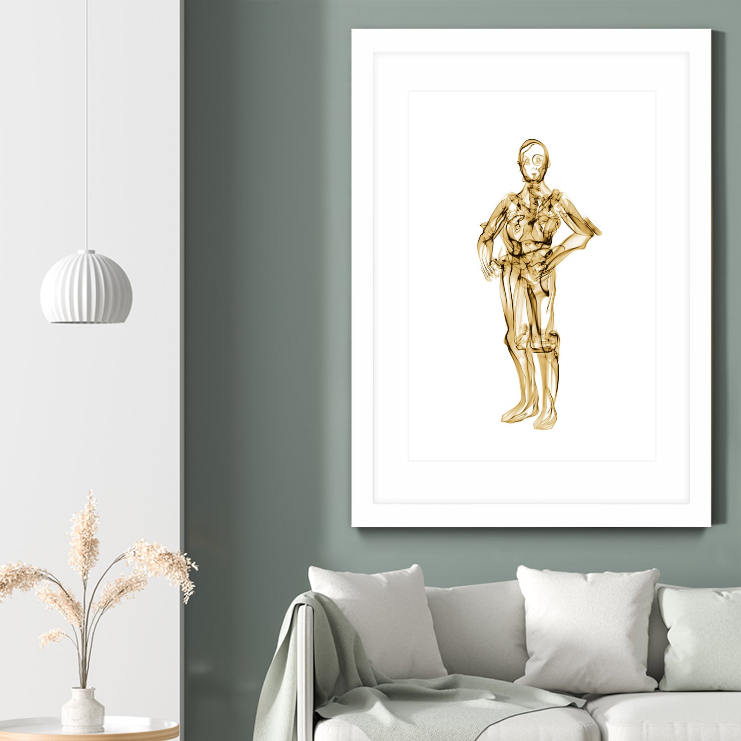 C3PO by Octavian Mihai Mielu on GIANT ART - yellow digital painting