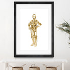 C3PO by Octavian Mihai Mielu on GIANT ART - yellow digital painting