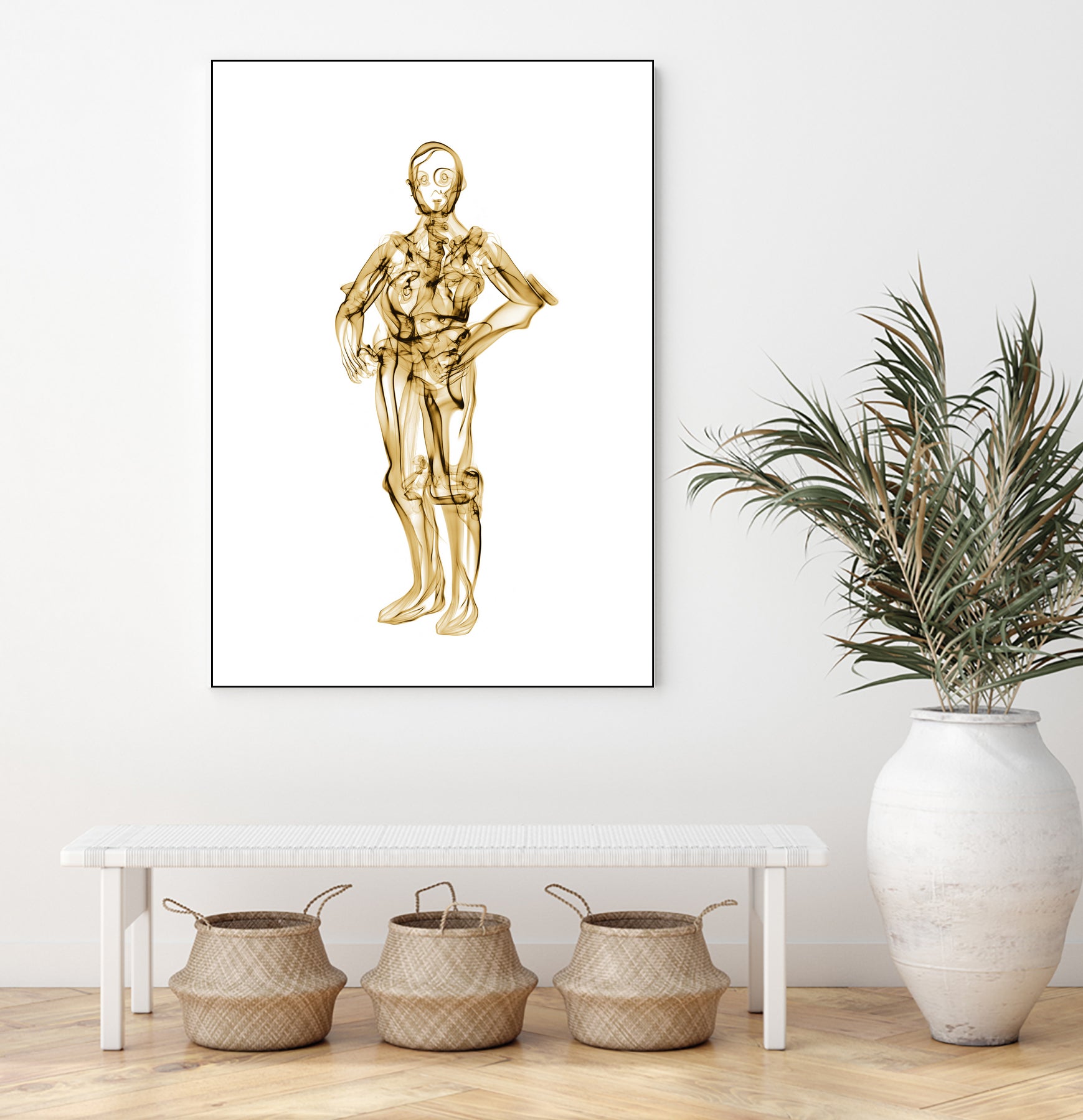 C3PO by Octavian Mihai Mielu on GIANT ART - yellow digital painting