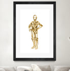 C3PO by Octavian Mihai Mielu on GIANT ART - yellow digital painting