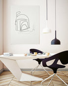 One Line Boba Fett by Christophe Louis on GIANT ART - digital drawing