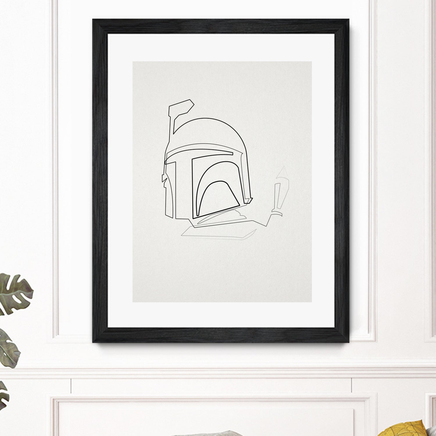 One Line Boba Fett by Christophe Louis on GIANT ART - digital drawing