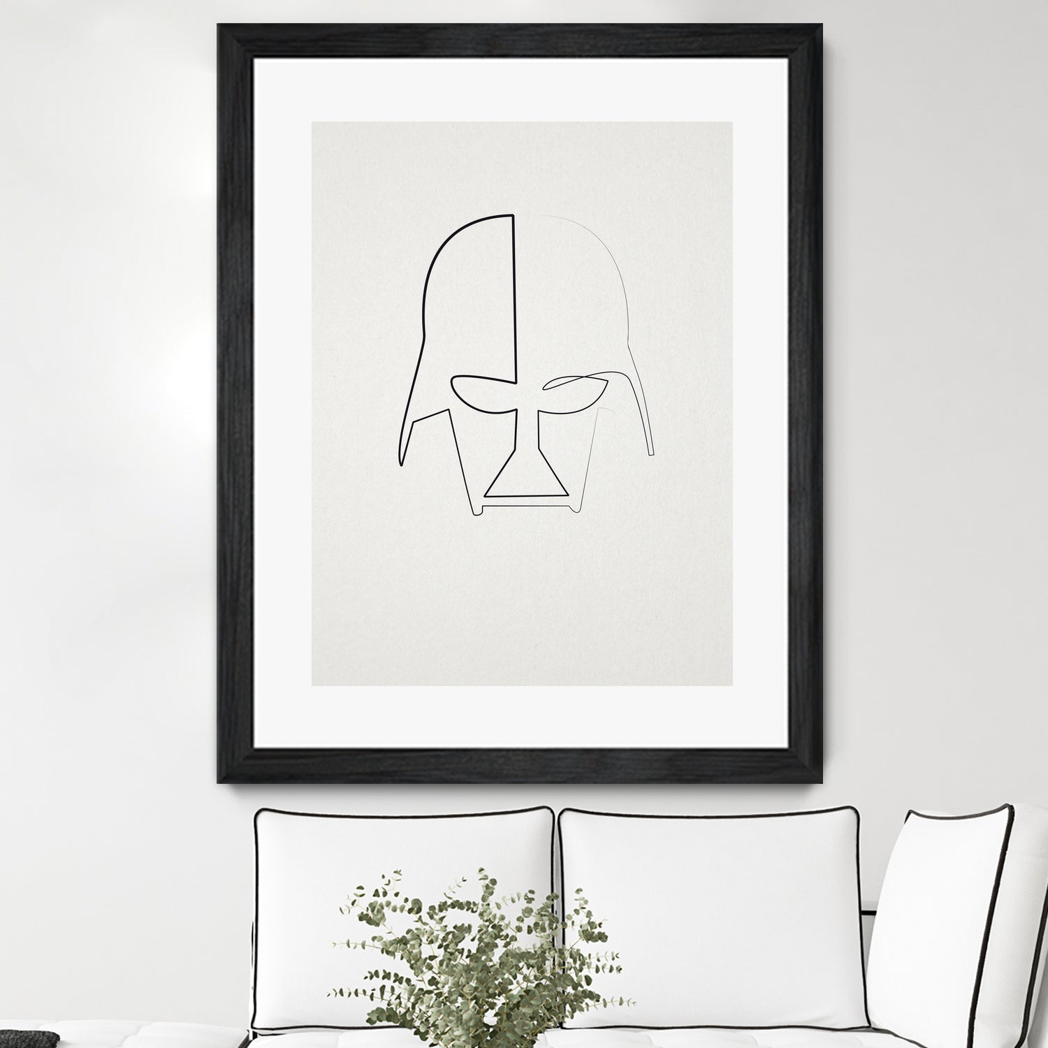 One Line Vader by Christophe Louis on GIANT ART - character design