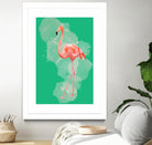 FLAMINGO: THE PINK BEAUTY by Rebecca Allen on GIANT ART - pink digital painting