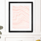 Blush Marble by Rebecca Allen on GIANT ART - pink mixed media