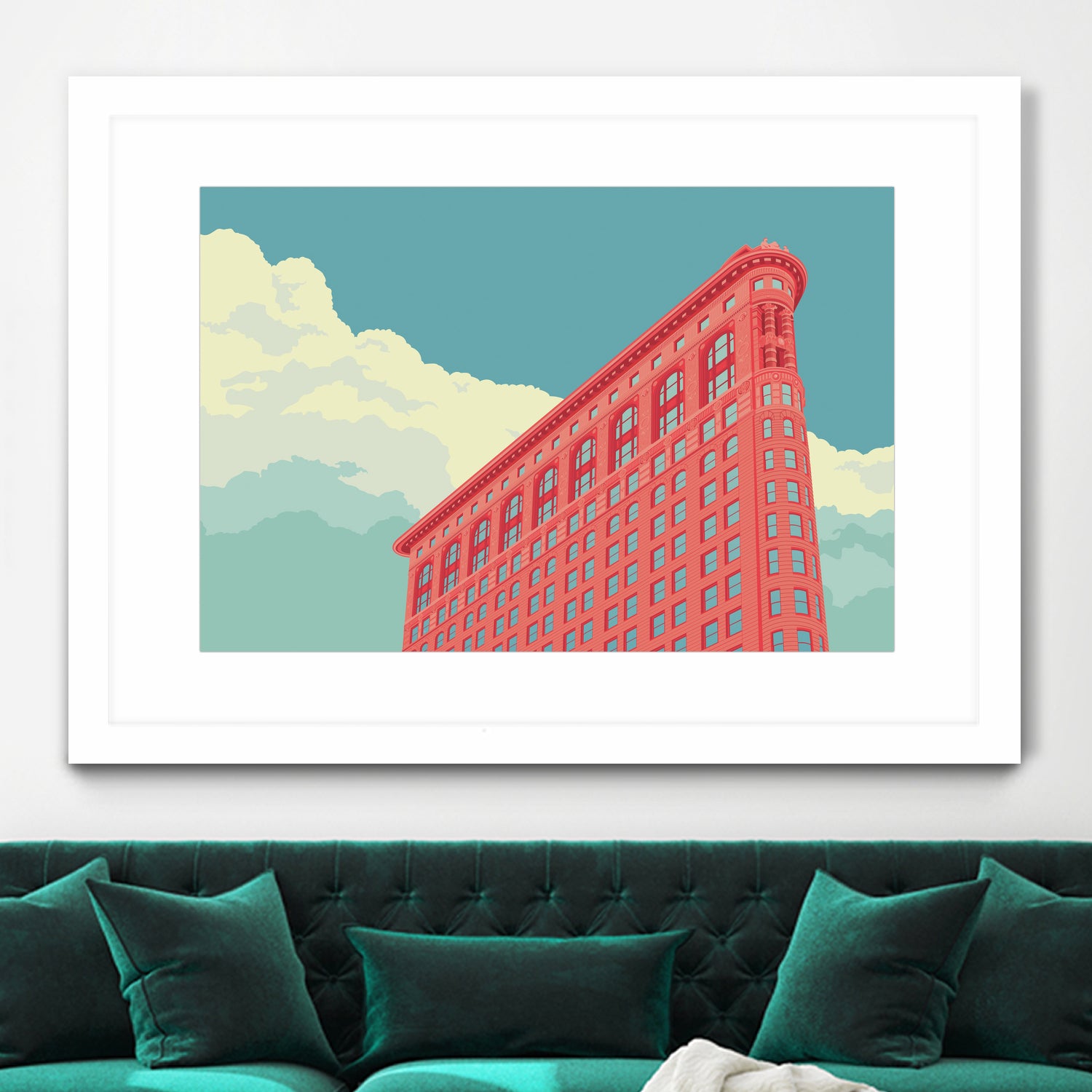 Flatiron Building by Remko Heemskerk on GIANT ART - vector illustration