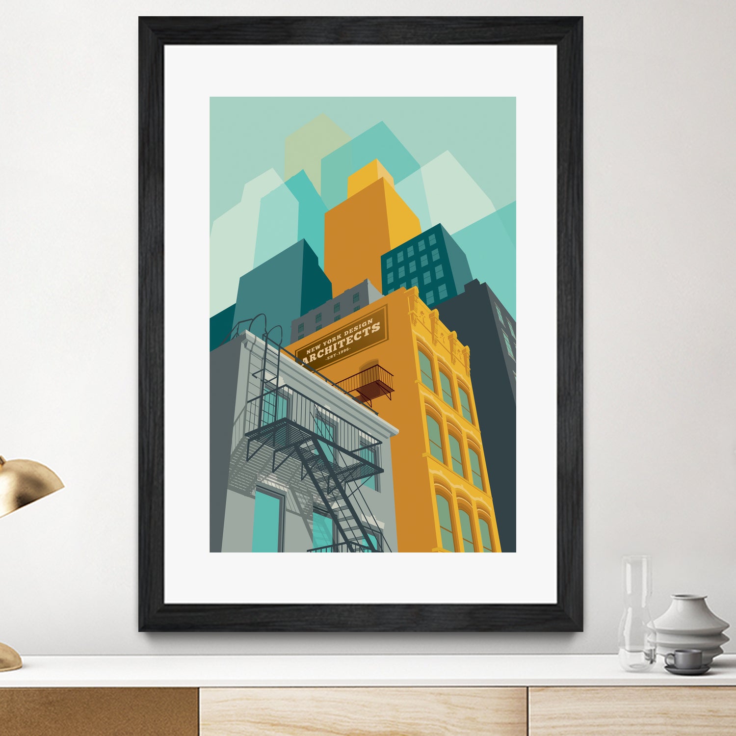 Tribeca by Remko Heemskerk on GIANT ART - vector illustration