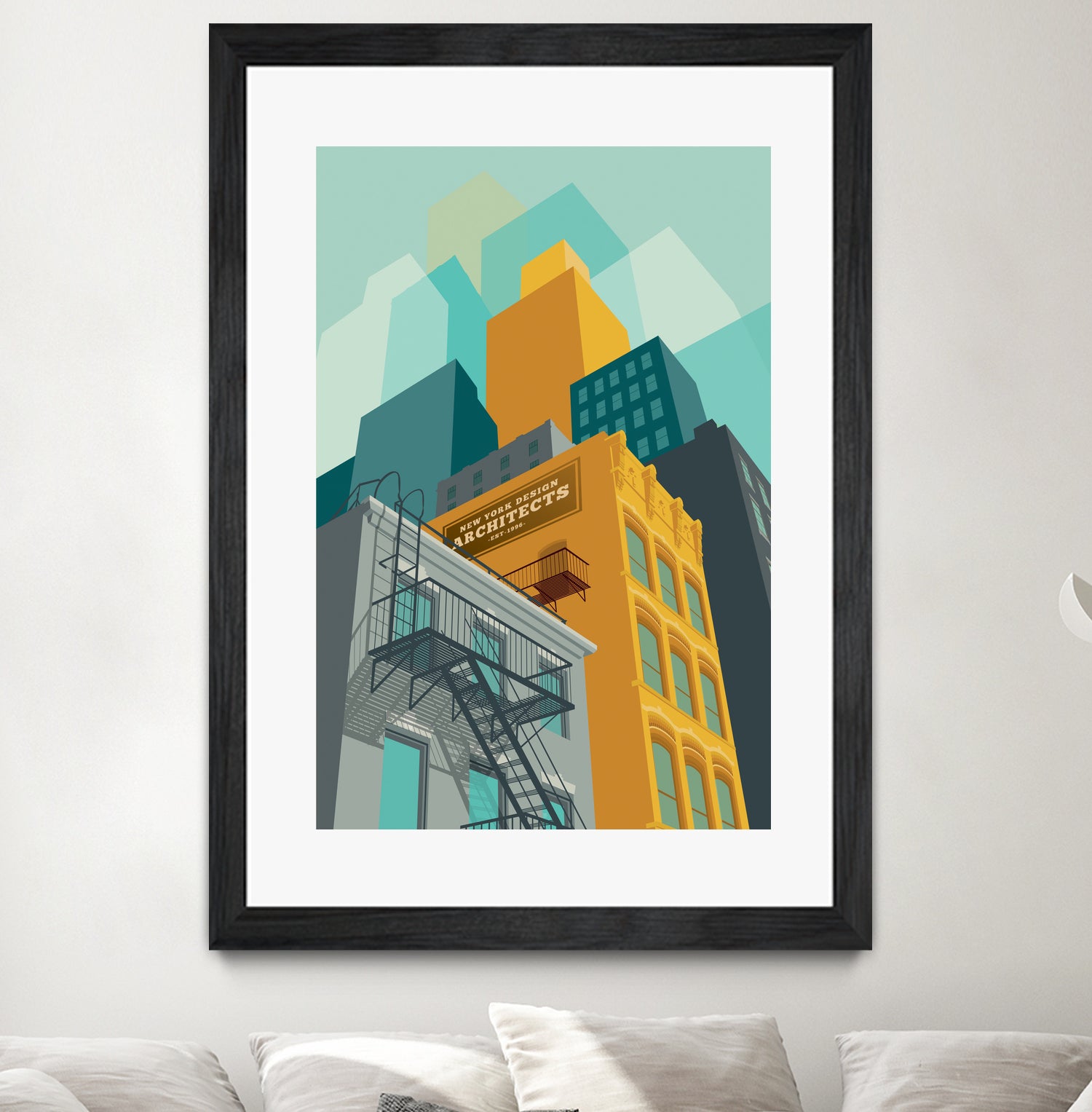 Tribeca by Remko Heemskerk on GIANT ART - vector illustration