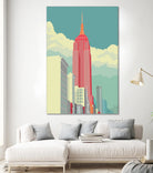 5th Avenue by Remko Heemskerk on GIANT ART - vector illustration