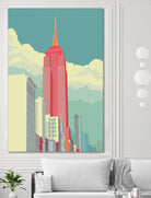 5th Avenue by Remko Heemskerk on GIANT ART - vector illustration