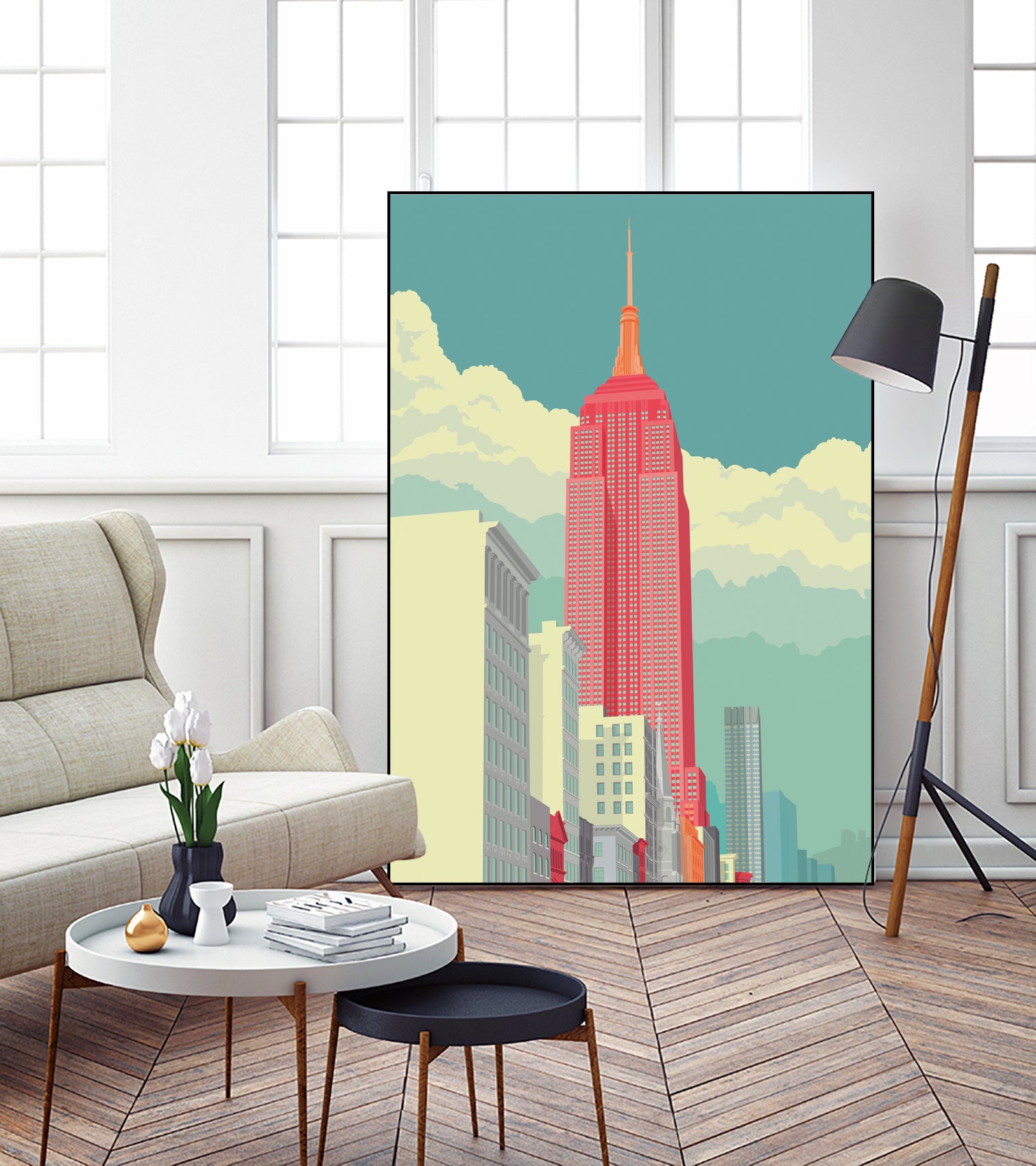 5th Avenue by Remko Heemskerk on GIANT ART - vector illustration