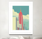 5th Avenue by Remko Heemskerk on GIANT ART - vector illustration