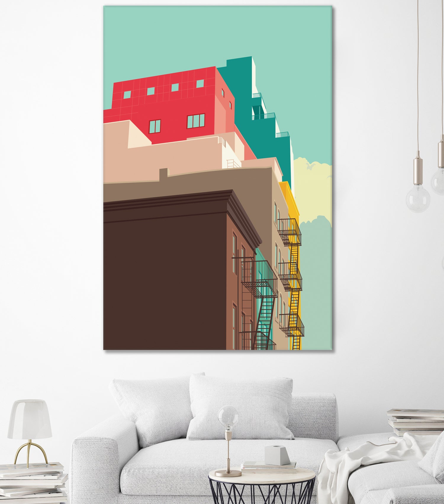 Lower East Side by Remko Heemskerk on GIANT ART - vector illustration