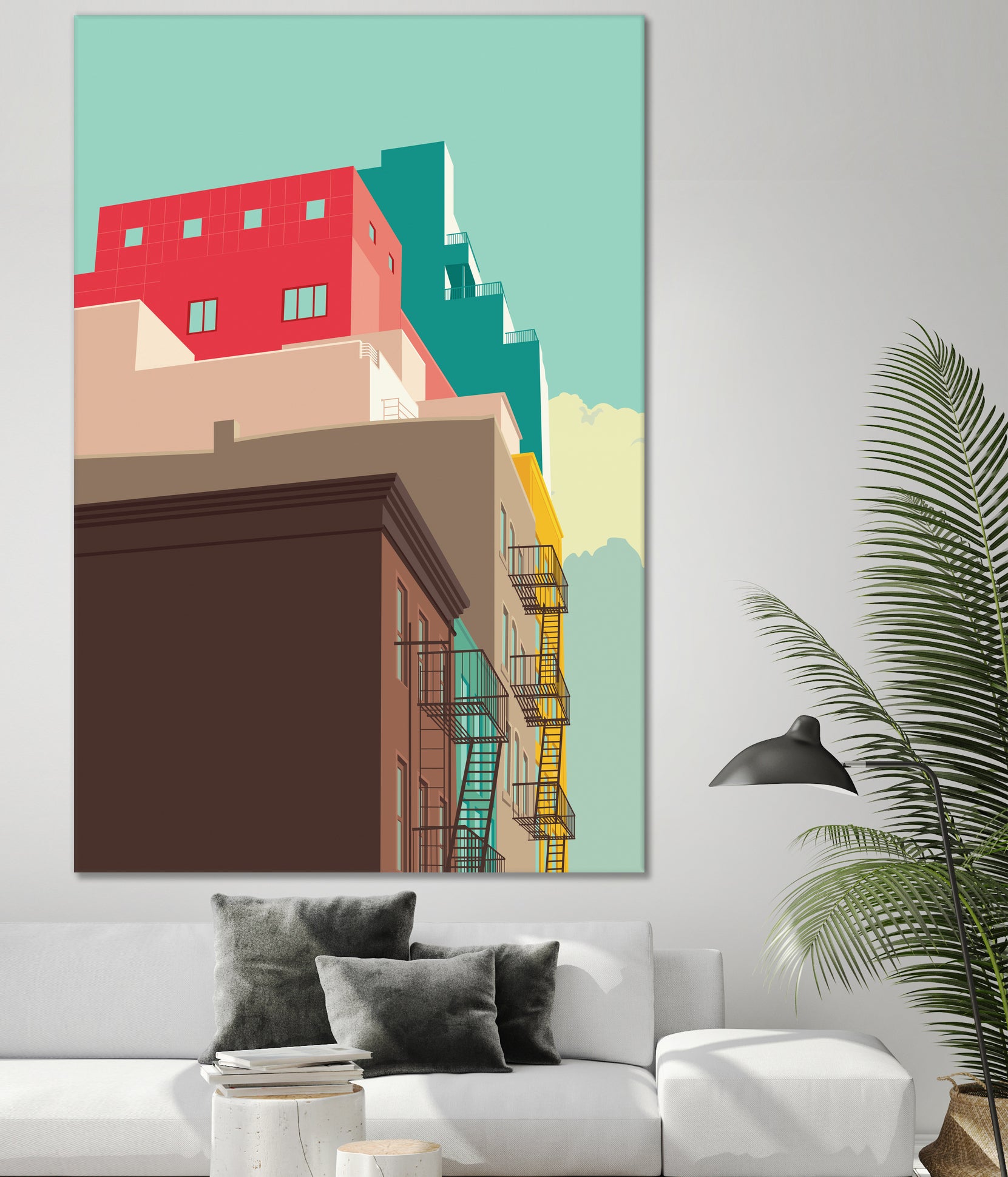 Lower East Side by Remko Heemskerk on GIANT ART - vector illustration