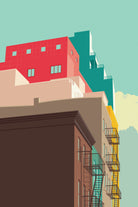 Lower East Side by Remko Heemskerk on GIANT ART - vector illustration