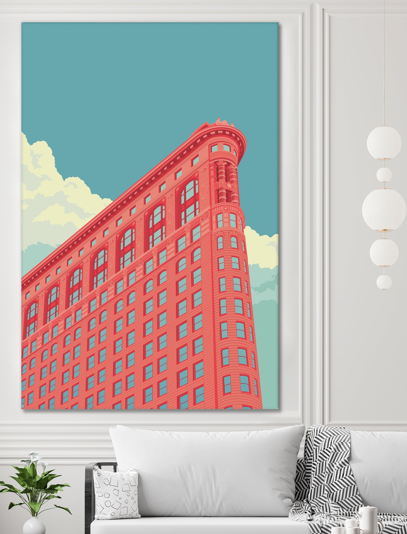 Flatiron Building 2 by Remko Heemskerk on GIANT ART - vector illustration