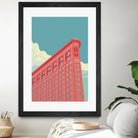 Flatiron Building 2 by Remko Heemskerk on GIANT ART - vector illustration