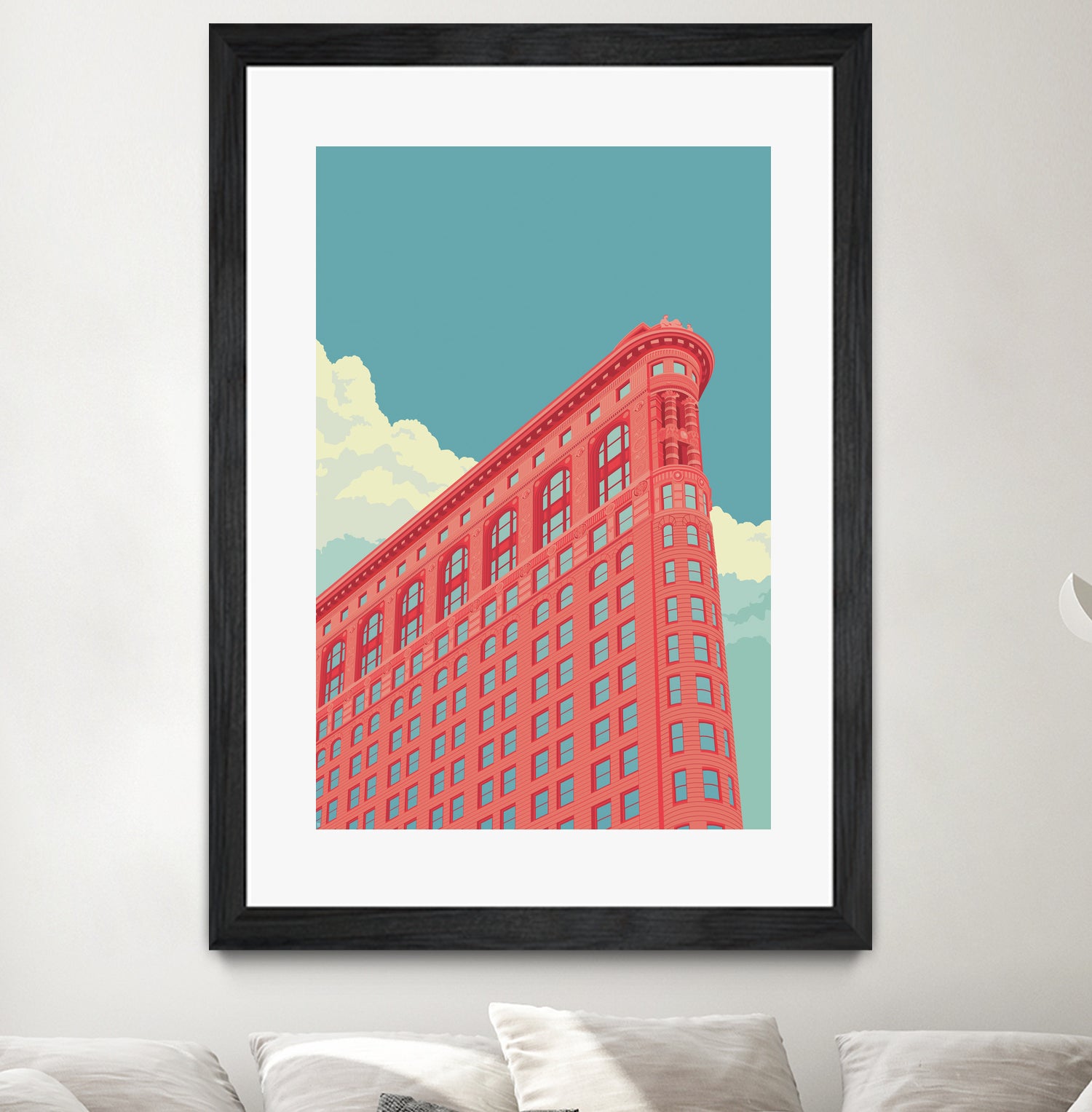 Flatiron Building 2 by Remko Heemskerk on GIANT ART - vector illustration