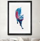 Lupus lupus by Robert Farkas on GIANT ART - blue digital painting