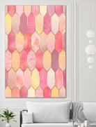 Stained Glass 1 by Elisabeth Fredriksson on GIANT ART - pink digital painting