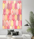 Stained Glass 1 by Elisabeth Fredriksson on GIANT ART - pink digital painting