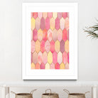 Stained Glass 1 by Elisabeth Fredriksson on GIANT ART - pink digital painting