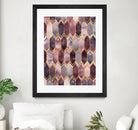 Dreamy Stained Glass 1 by Elisabeth Fredriksson on GIANT ART - fuchsia digital painting