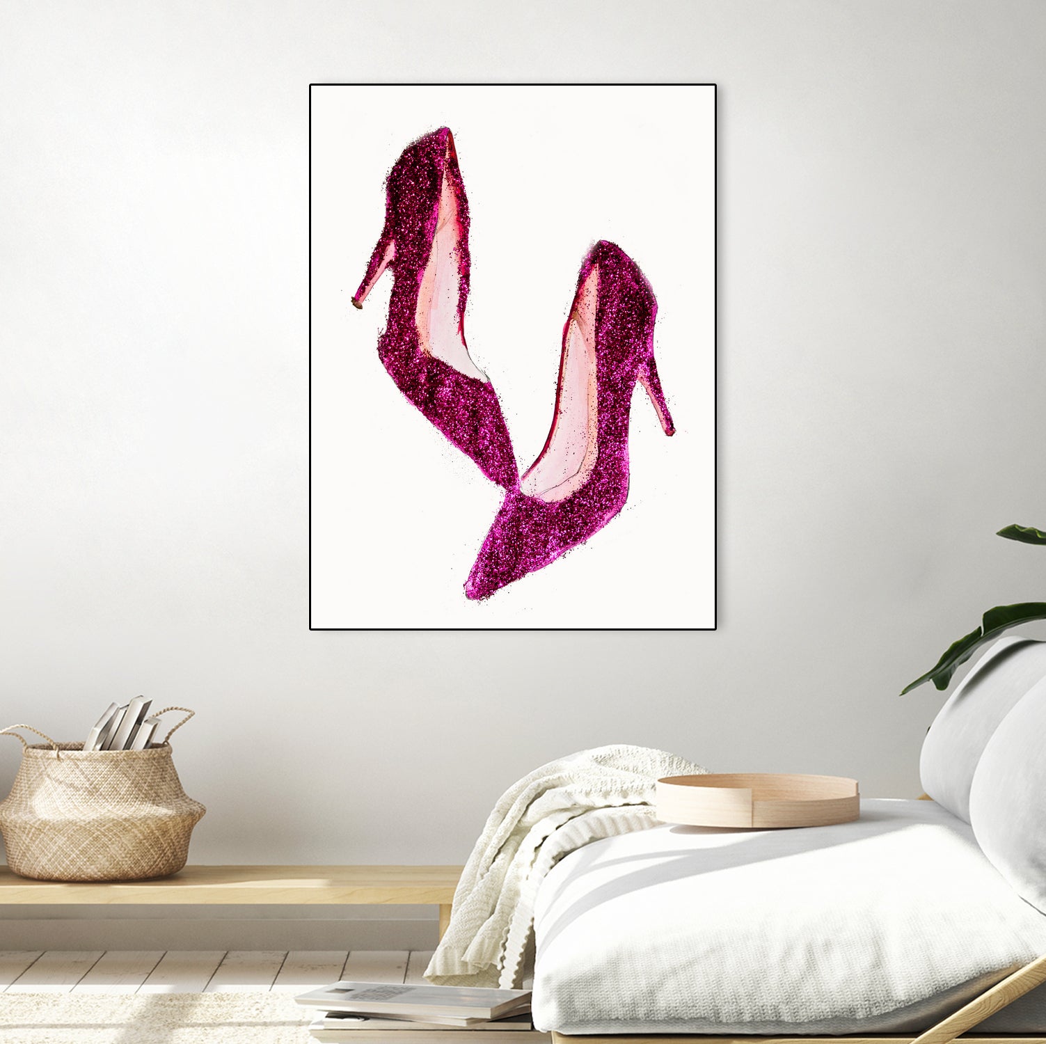 Dancing Shoes by Sara Eshak on GIANT ART - pink photo illustration