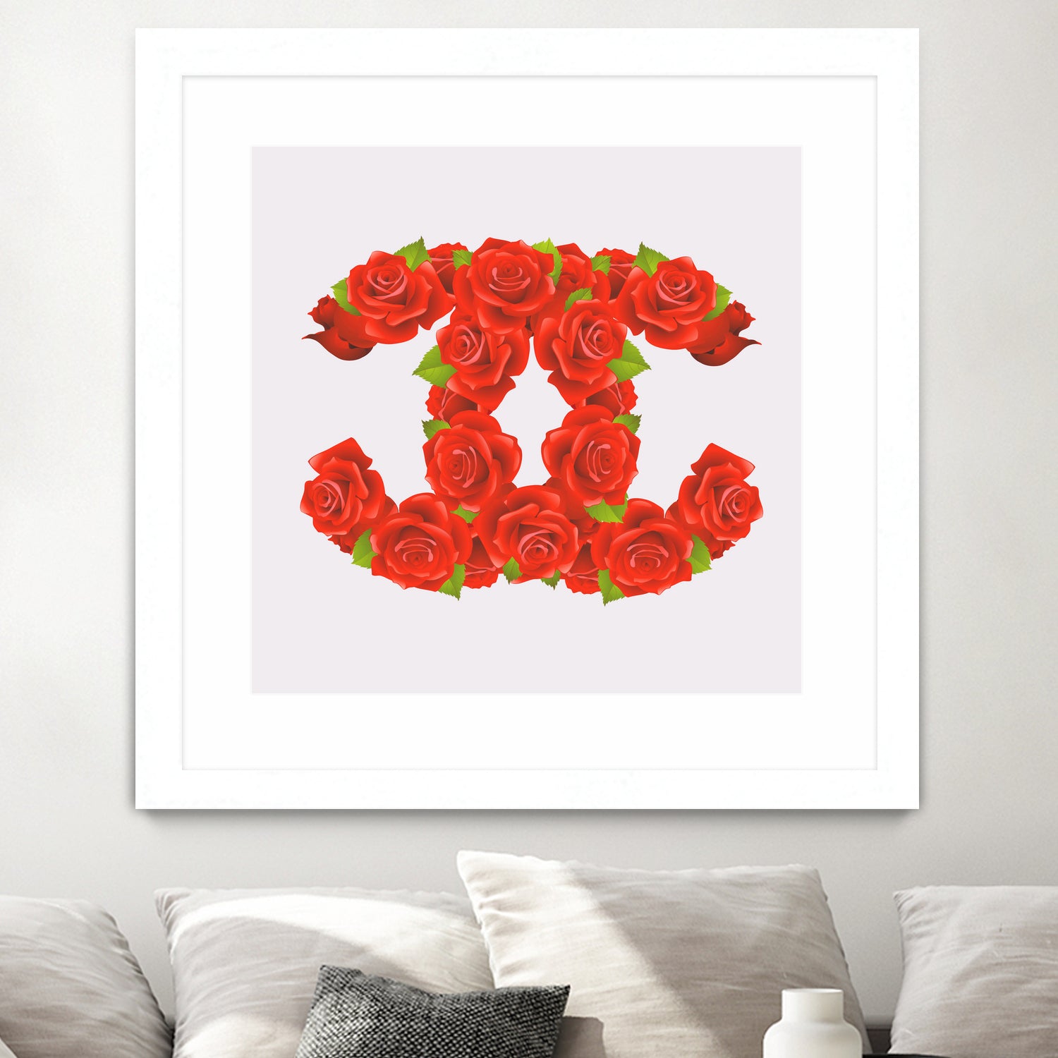 Red Roses by Sara Eshak on GIANT ART - red 3d art